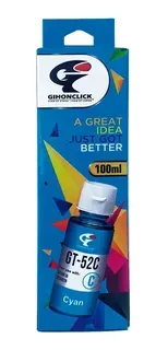 TINTA GENÉRICO GIHONCLICK GT-52C AZUL 70ML PARA GT5820/GT5810, vista 2
